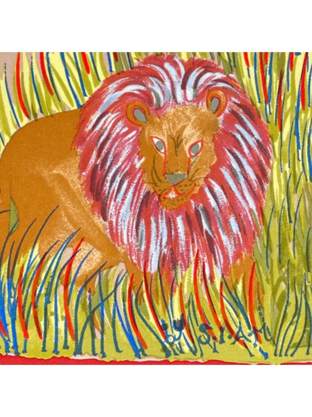 Hermes Carre 90 Nuba Mountain Scarf Silk 100% - Picture 6 of 8